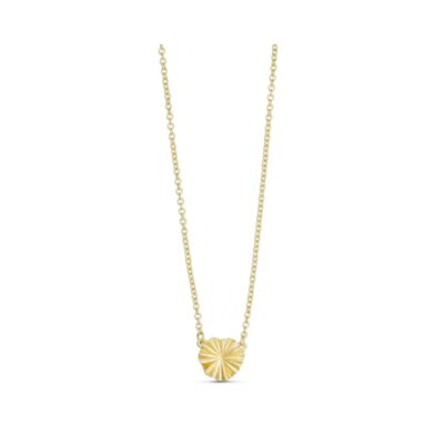 Pure by Nat haæskæde med blomst Florence necklace w. pendant - 31867 - Guld