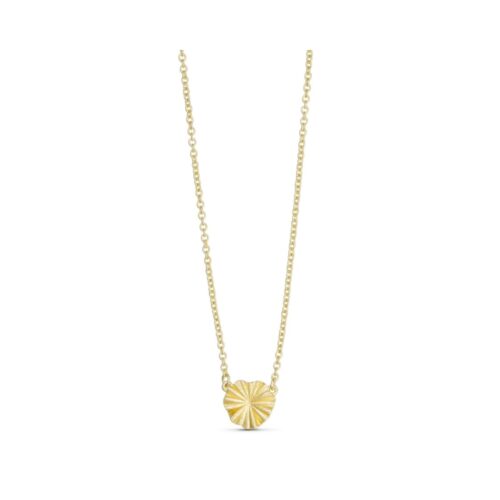 Pure by Nat haæskæde med blomst Florence necklace w. pendant - 31867 - Guld