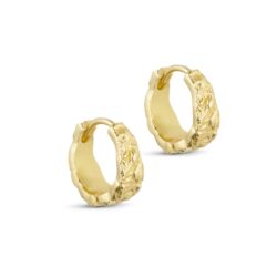 Pure by Nat øreringe creoler Vela earrings - 45834 - Guld