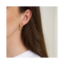 Pure by Nat øreringe creoler Vela earrings - 45834 - Guld