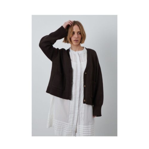 La Rouge cardigan – Dagmar (Brun)