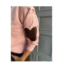 Lulu's Love sweatshirt Sweat shirt Love – sweat Love – soft Rose/Brown Brun