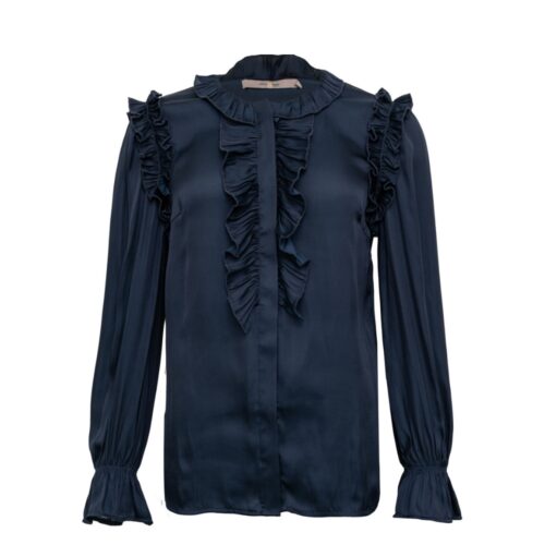 Costamani flæse skjorte Sophie Shirt - 2408121 - Deep Blue