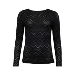 Costamani bluse - Zig Zag (Sort)