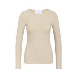 La Rouge langærmet T-shirt – Lisa (Sand)