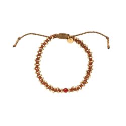 A Beautiful Story armbånd – Eternel Carnelian (Guld)