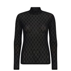 Hype the Detail – Mesh bluse 3-315-14-9 (Black)