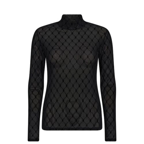 Hype the Detail – Mesh bluse 3-315-14-9 (Black)