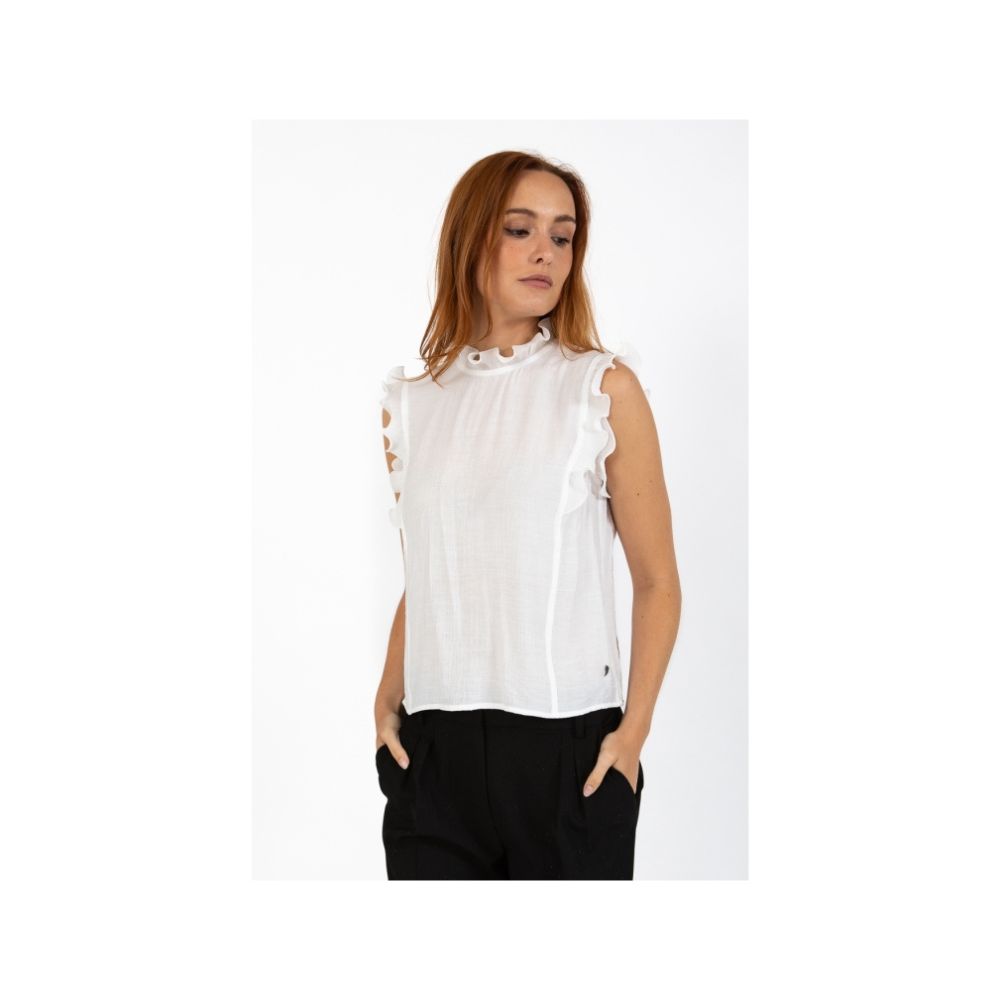 Coster Copenhagen Top - 254-1501 (Råhvid) Coster Copenhagen Top - 254-1501 (Råhvid) - Billede 2