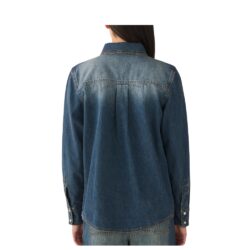 Ivy Copenhagen denim skjorte IVY-Ora Denim Shirtr Wash Melilla - I235196 - Denim Blue