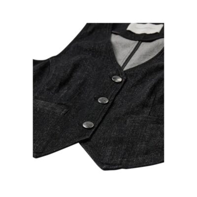 Copenhagen Muse vest – CMJEAN (Sort demin) Copenhagen Muse vest – CMJEAN (Sort demin) - Billede 3