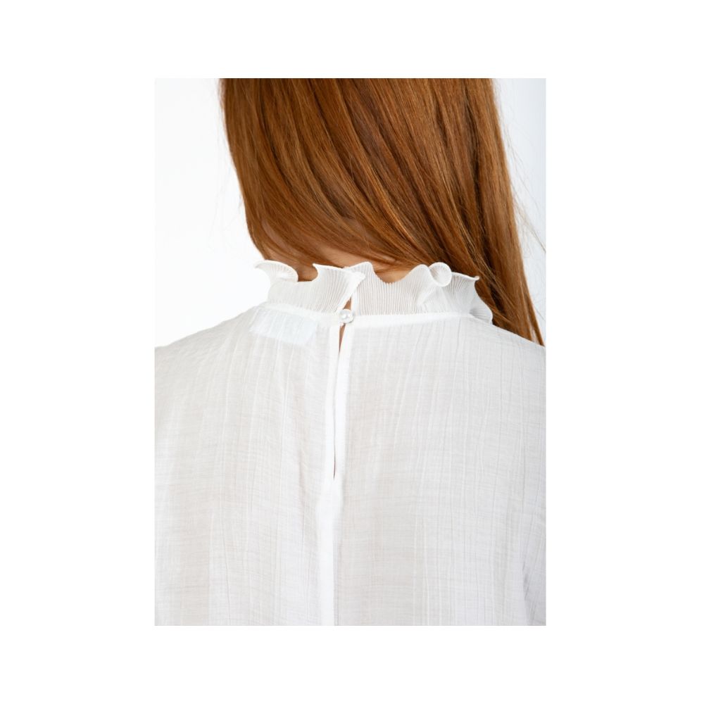Coster Copenhagen Top - 254-1501 (Råhvid) Coster Copenhagen Top - with ruffles (Råhvid)