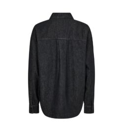 Ivy Copenhagen denim skjorte IVY-Queen Matti Oversize Shirt Black – I235200 – Black Sort