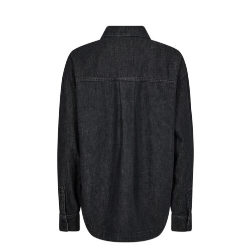 Ivy Copenhagen denim skjorte IVY-Queen Matti Oversize Shirt Black – I235200 – Black Sort