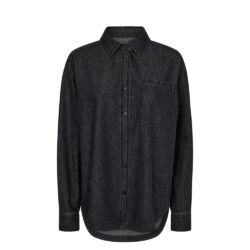 Ivy Copenhagen denim skjorte IVY-Queen Matti Oversize Shirt Black – I235200 – Black Sort