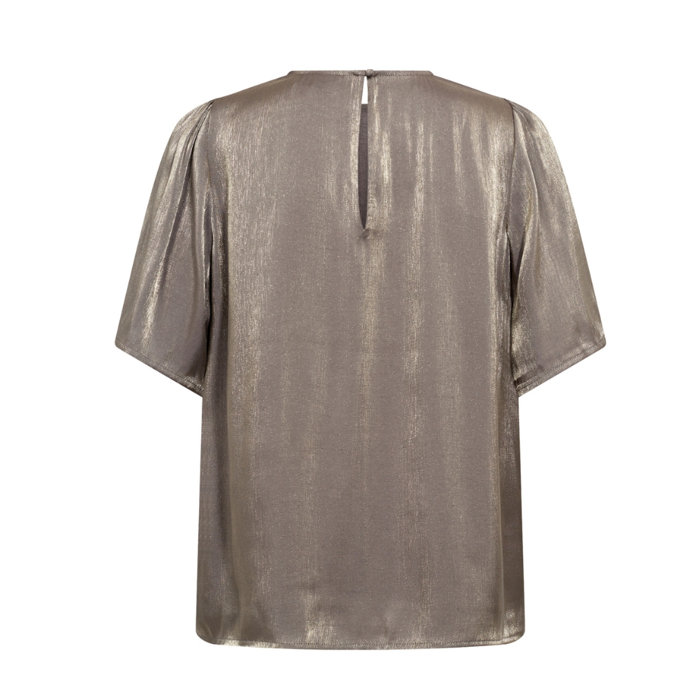 Leveté Room bluse - LR-Ice 2 (Grøn) Levete Room shimmer bluse LR-ICE 2 - 301179 - L752C Grøn
