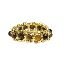 Ibu Jewels Ring Princess RY07 (Brun/Guld)