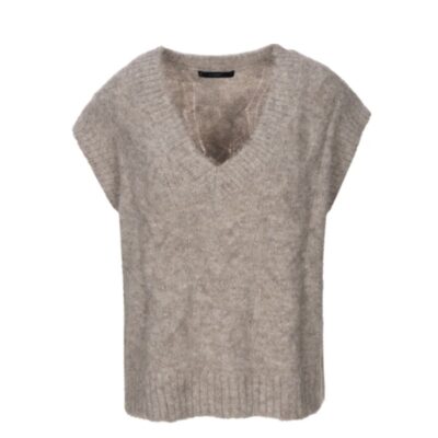Luxzuz One Two strik vest Kraka Knit – 1397-2650 – 759 Light taupe