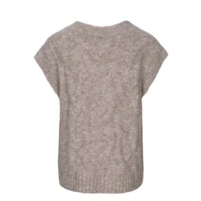Luxzuz One Two strik vest Kraka Knit – 1397-2650 – 759 Light taupe