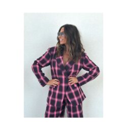 Gossia blazer – JosueGO (Sort/Pink)