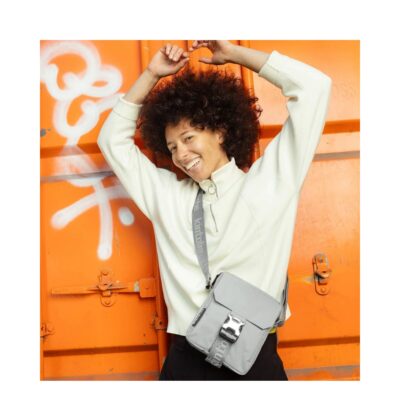 Grå Kintobe taske - Cross body - NICO - Chrome Grey