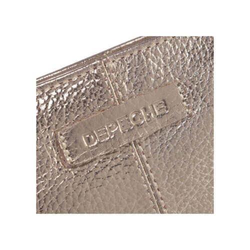 Depeche clutch i skind 16378 (Guld)