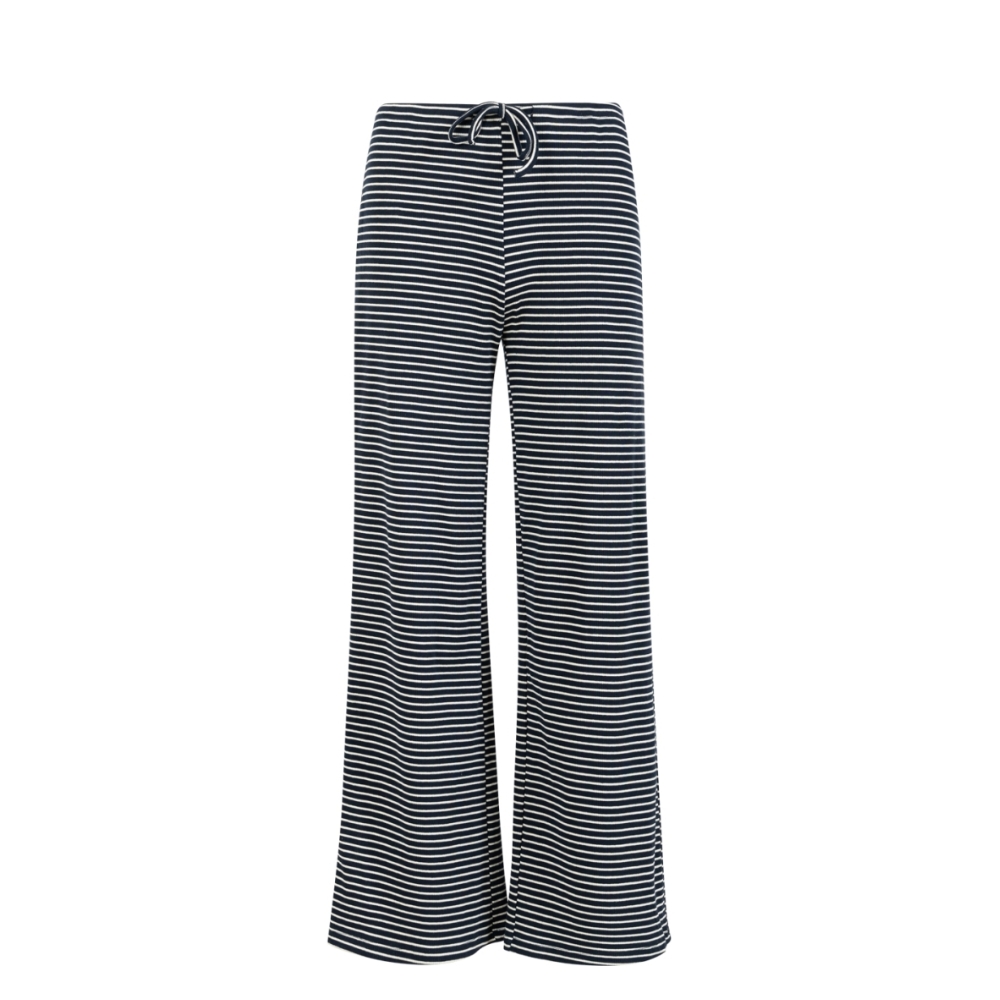 CC Heart bukser - Karoline (Navy/Hvid) CC Heart bukser KAROLINE rib pants - E3177 (Navy/Offwhite)