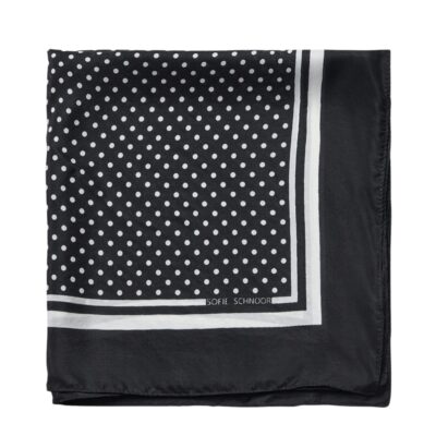 Sofie Schnoor tørklæde - Miasw scarf – S251910 – 9096 black/ off white