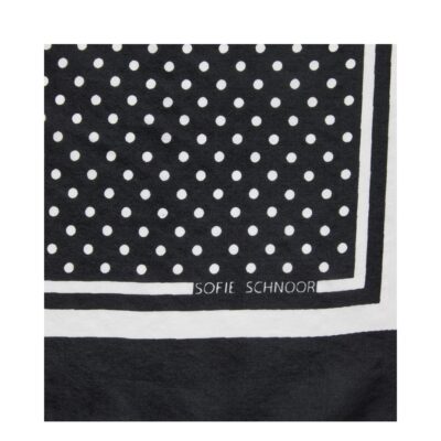 Sofie Schnoor tørklæde - Miasw scarf – S251910 – 9096 black/ off white