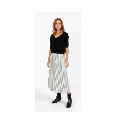 CC Heart nederdel - Shay (Hvid/Sort) - Billede 3