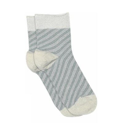 MP Denmark strømper Elisa glimmer short socks 12-77720 (Gray Mist)