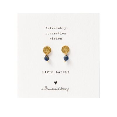 A Beautiful Story øreringe – Mini Coin Lapis (Guld)