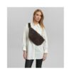 Depeche bæltretaske i skind - Bumbag - 16452 - Dark Brown