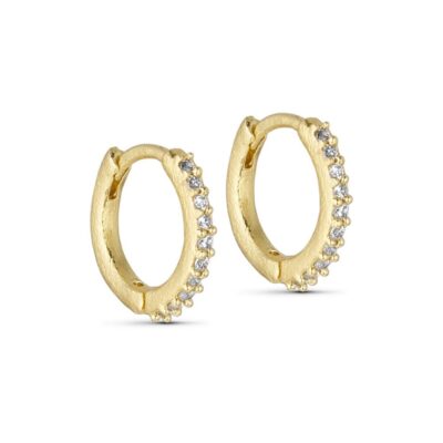 Pure by Nat øreringe - Noora hoops (Guld)