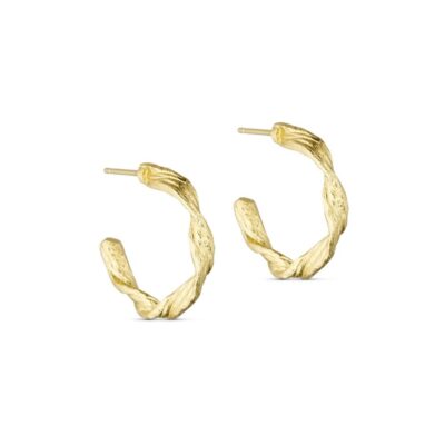 Pure by Nat øreringe - Small Idun (Guld)