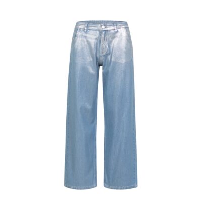 Coster Copenhagen sølv jeans Glitter jeans, Petra fit - 252-3205 - Silver