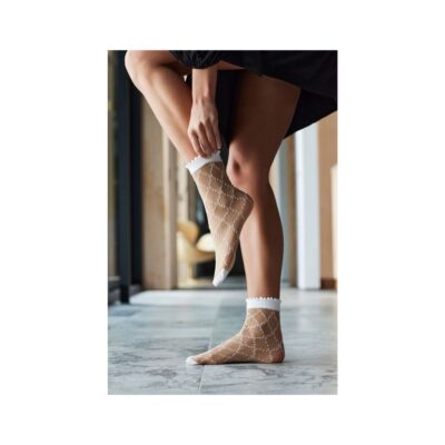 Hype the Detail strømper – 3-21013-7501 (Hvid)