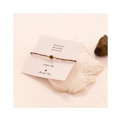 A Beautiful Story armbånd – Iris Card Tiger (Brun)
