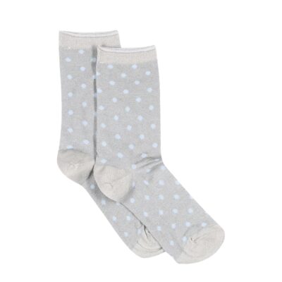 MP Denmark prikkede glimmer strømper - Donna Glitter Socks – 77671 - Champagne