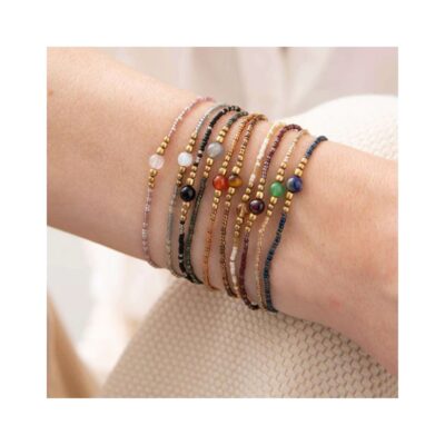 A Beautiful Story armbånd – Iris Card Tiger (Brun)