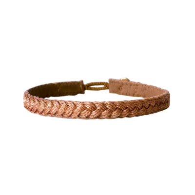 Ibu Jewels Armbånd FG04 (Lysebrun)