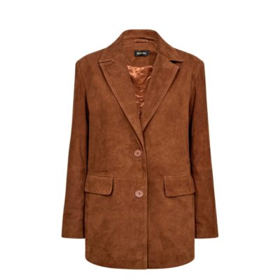 Depeche ruskinds jakke - ZeniaDEP Blazer - 51260 - Cognac