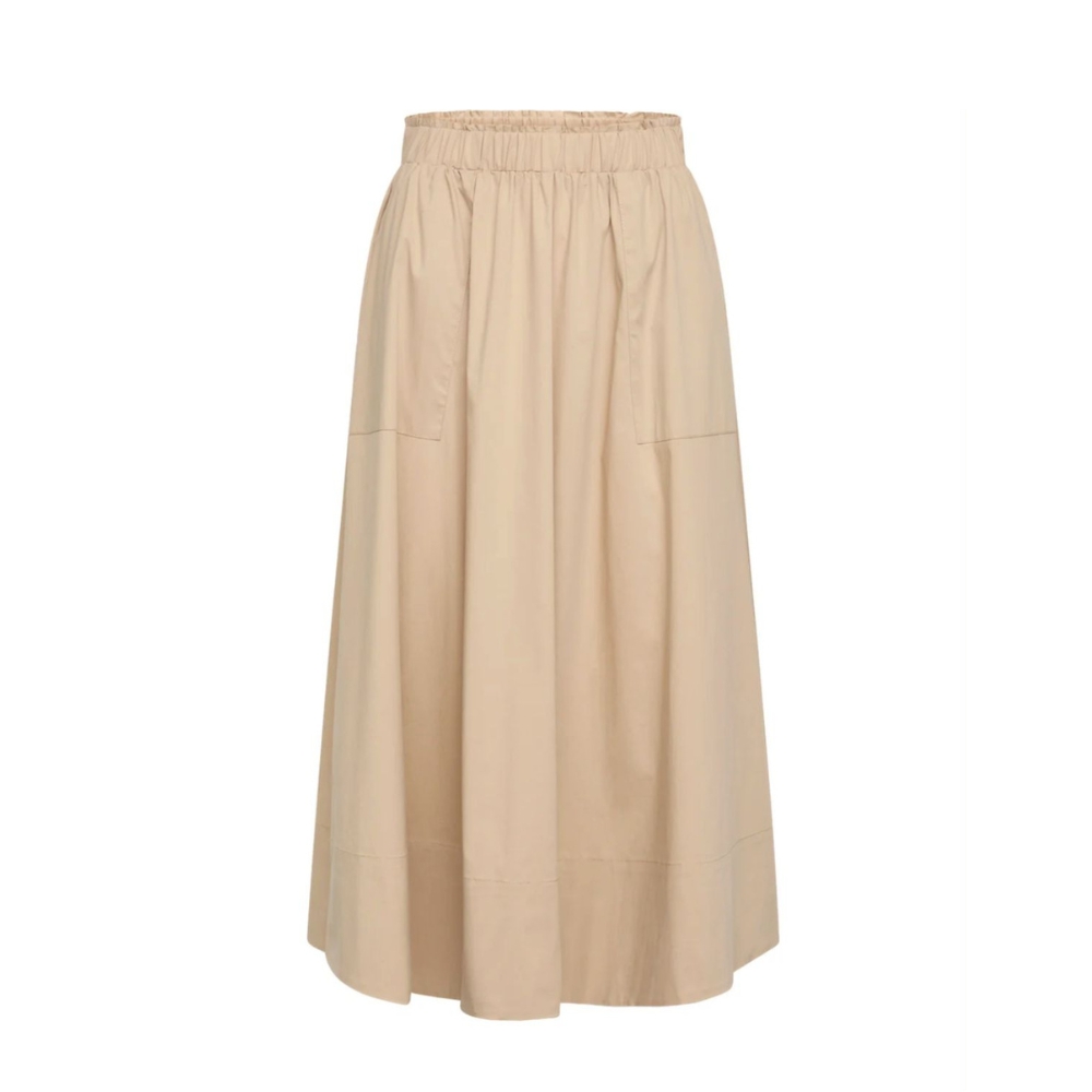 La Rouge nederdel – Vilma (Mørk Sand) La Rouge nederdel NOOS Vilma Skirt – LR1095 – Dark Sand