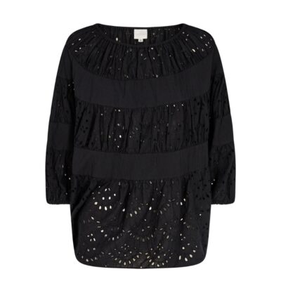 Gossia bluse - MahaGO Blouse – G1516 (Black) Udsalg