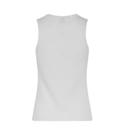 La Rouge top - Lotte stripe singlet (Sort/Råhvid)