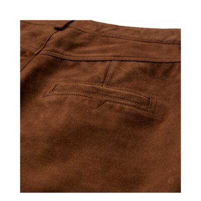 Depeche ruskinds bukser - BoaDEP (Cognac) Depeche ruskinds bukser - BoaDEP HW Suede Pant Wide Leg – 51320 – Cognac