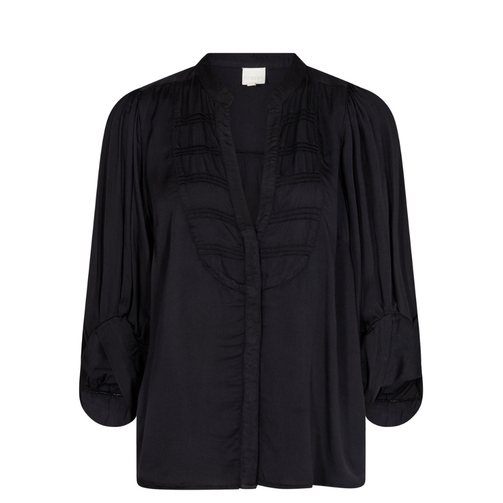 Gossia skjorte - PejaGO (Sort) Gossia skjorte - PejaGo shirt – G1602 – Black Udsalg