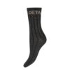 Hype the Detail strømper - Socks w/lurex -  3-21558-75-1104 (Dark Grey Melange)