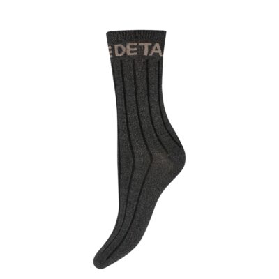 Hype the Detail strømper - Socks w/lurex -  3-21558-75-1104 (Dark Grey Melange)