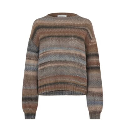 Lollys Laundry strik - FairhavenLL Jumper LS - 25414-5007 - Dark Mokka